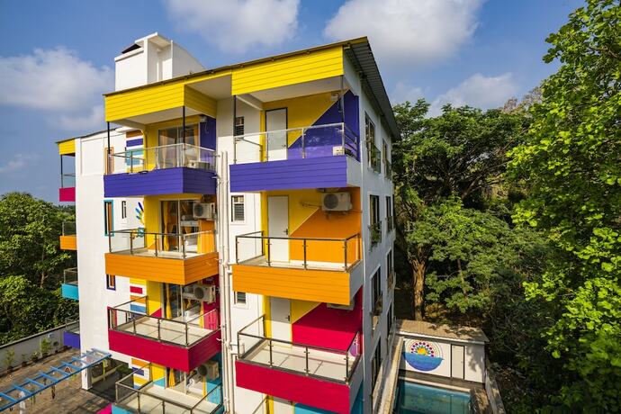 Imagen general del Hotel goSTOPS Goa Baga - Hostel. Foto 5