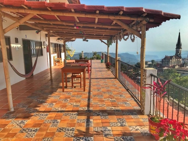 Imagen del bar/restaurante del Hotel hotel Posada Jarritos. Foto 4
