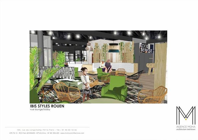 Imagen de los interiores del Hotel ibis Styles Rouen Centre Rive Gauche. Foto 14