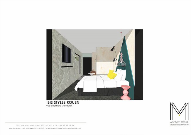 Imagen de la habitación del Hotel ibis Styles Rouen Centre Rive Gauche. Foto 10