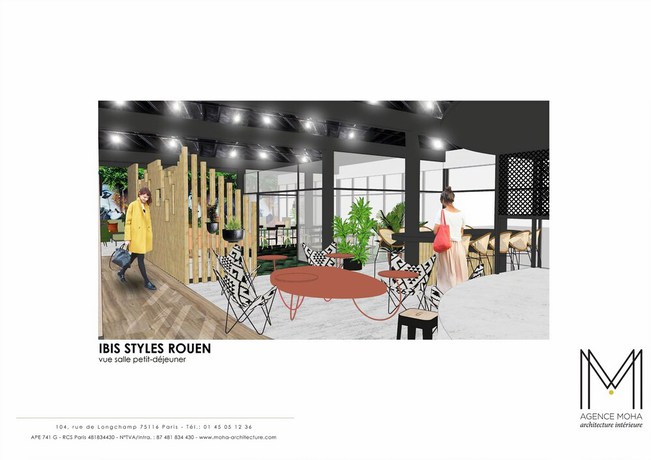 Imagen de los interiores del Hotel ibis Styles Rouen Centre Rive Gauche. Foto 15