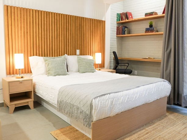 Imagen de la habitación del Hotel indiana suites. Foto 3