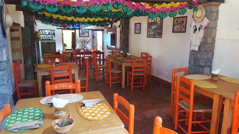Imagen del bar/restaurante del Hotel la Casona Real Huasca. Foto 5