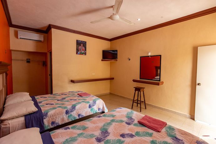 Imagen de la habitación del Hotel los Arcos, Izamal. Foto 5
