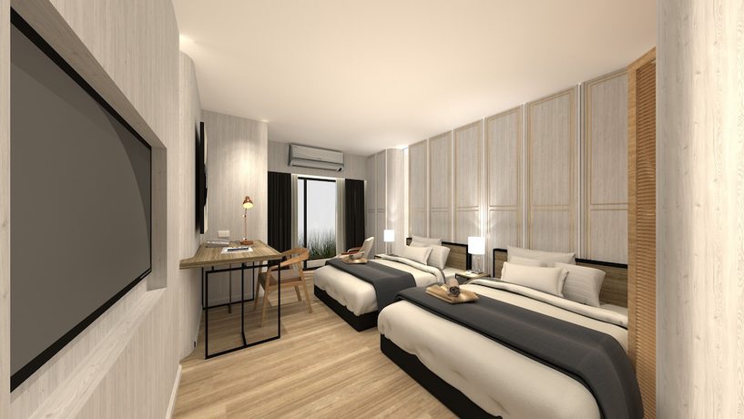 Imagen de la habitación del Hotel @nares. Foto 5