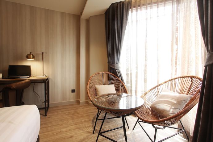 Imagen de la habitación del Hotel @nares. Foto 18
