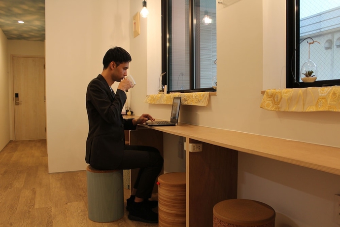 Imagen de los interiores del Hotel plat hostel keikyu haneda home. Foto 17