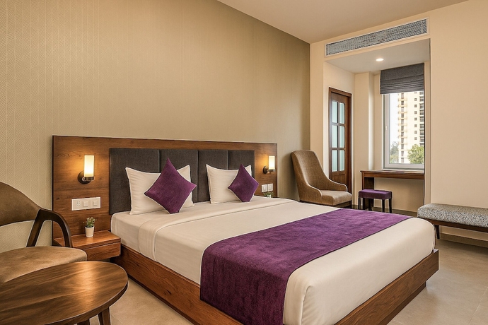 Imagen de la habitación del Hotel purple leaf. Foto 4