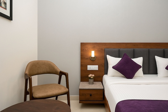 Imagen de la habitación del Hotel purple leaf. Foto 12
