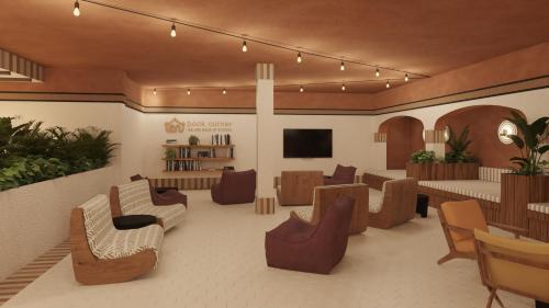 Imagen de los interiores del Hotel tent Arenal. Foto 4