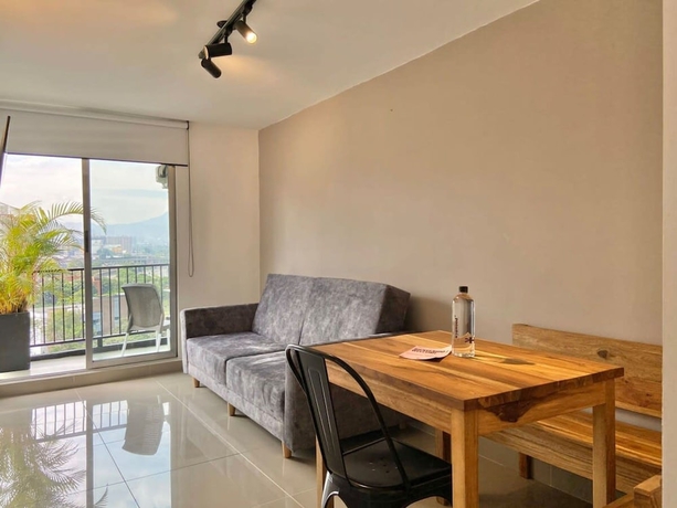 Imagen de la habitación del Hotel w Magnificent 1BR With Terrace at Poblado. Foto 7