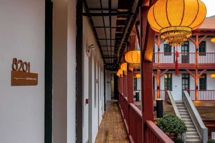 Imagen de los interiores del Hotel world guanyunli hotel. Foto 10