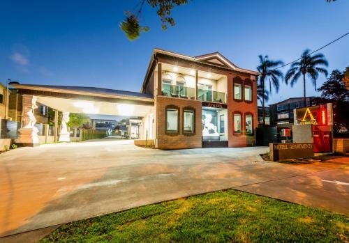 Imagen general del Motel Athena Apartments, Toowoomba. Foto 2