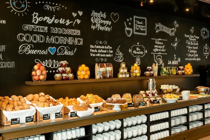 Imagen del bar/restaurante del Motel One Munich - Parkstadt Schwabing. Foto 12