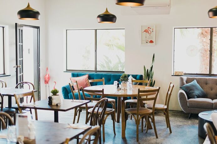 Imagen del bar/restaurante del Motel The Med. Foto 15