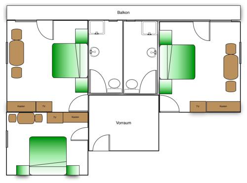 Imagen de la habitación del Pensión Handle. Foto 12