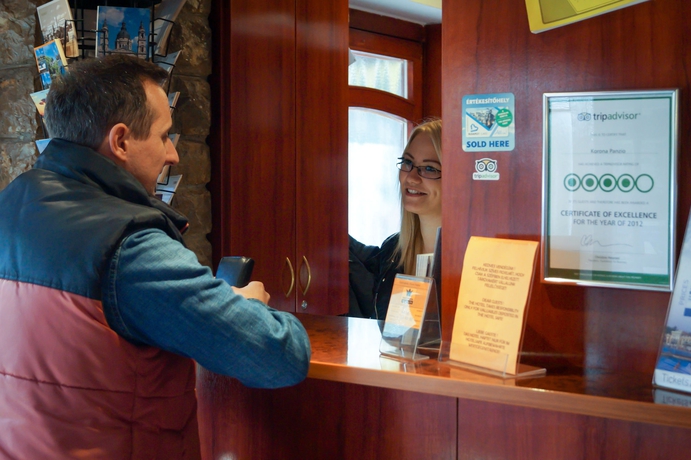 Imagen de los interiores del Pensión Korona Hotel Panzio. Foto 16