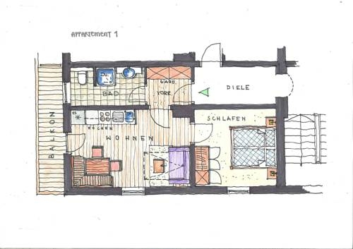 Imagen de la habitación del Pensión M&uuml;hle, Zell Am See . Foto 32