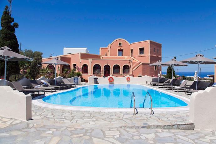 Imagen de la piscina del Pensión The Flower, OIA. Foto 7