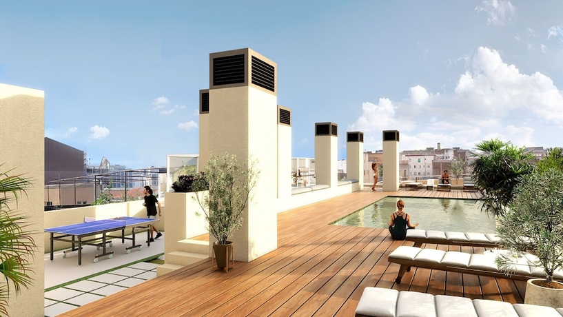 Imagen de la piscina del Residencia BLAU Student Housing and Language Academy. Foto 18