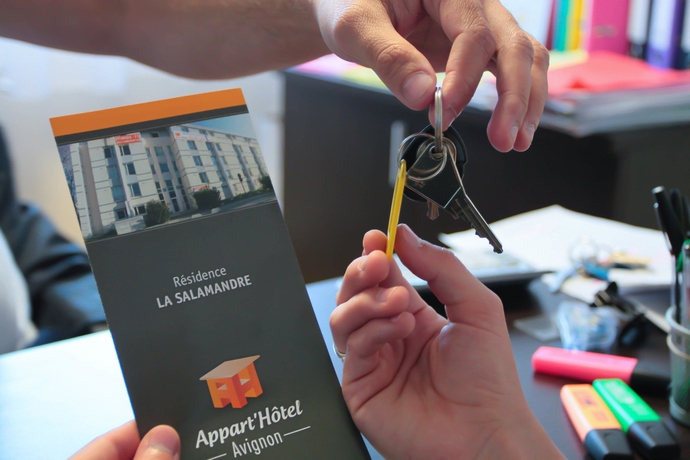 Imagen de los interiores del Residencia Kosy Appart'hôtels - La Salamandre. Foto 13