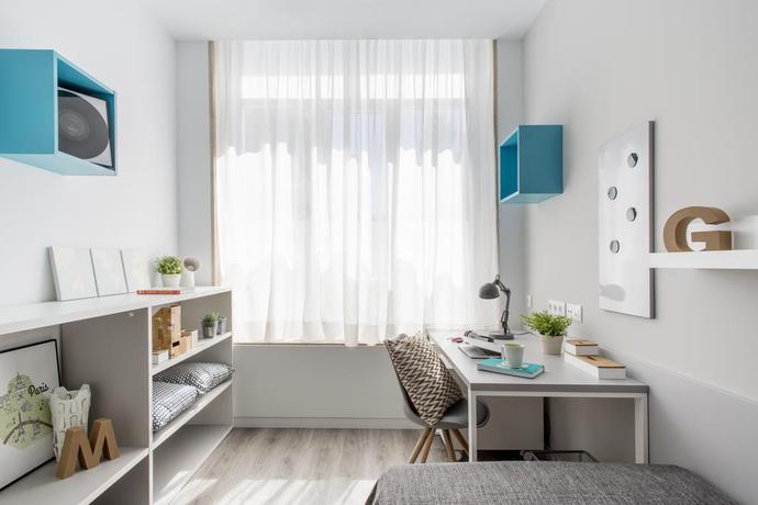 Imagen de la habitación del Residencia Universitaria Vallehermoso. Foto 3