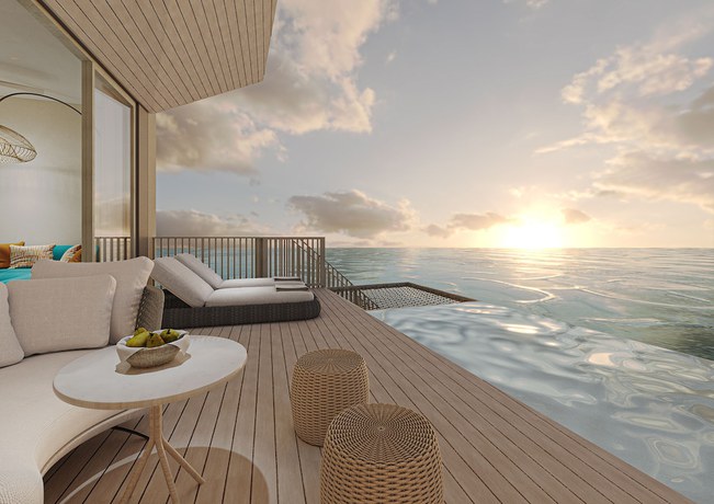 Imagen de la habitación del Resort Centara Mirage Lagoon Maldives. Foto 11