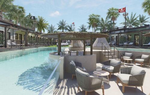 Imagen de los exteriores del Resort Magic Pirates Island. Foto 11