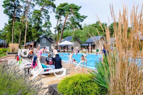 Imagen de la piscina del Resort OŚRODEK KOLONIJNO WCZASOWY MEWA - przy plaży z basenem z podgrzewaną wodą i mini SPA. Foto 8