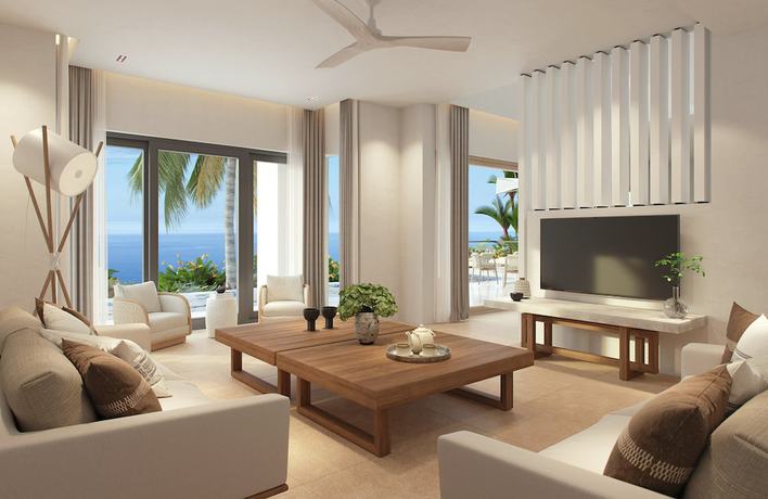 Imagen de la habitación del Resort Six Senses La Sagesse. Foto 2