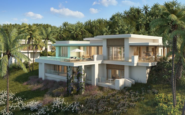 Imagen de los exteriores del Resort Six Senses La Sagesse. Foto 16