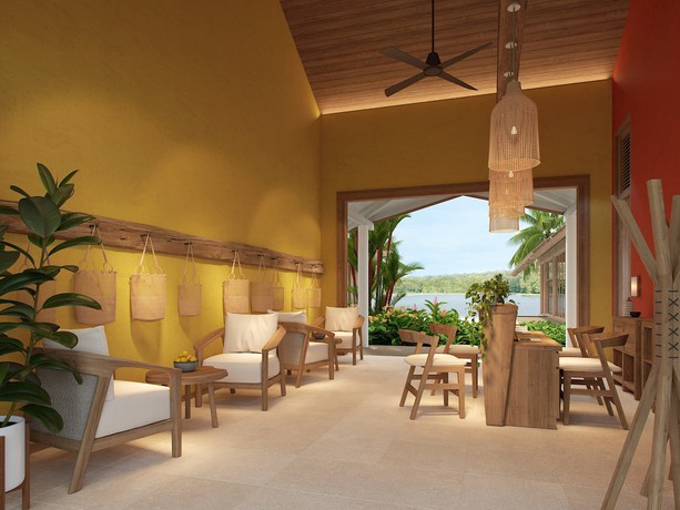 Imagen de los interiores del Resort Six Senses La Sagesse. Foto 19