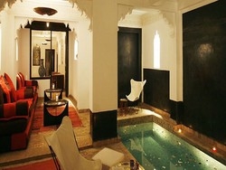 Imagen de la piscina del Riad Amin, Kasbah. Foto 8