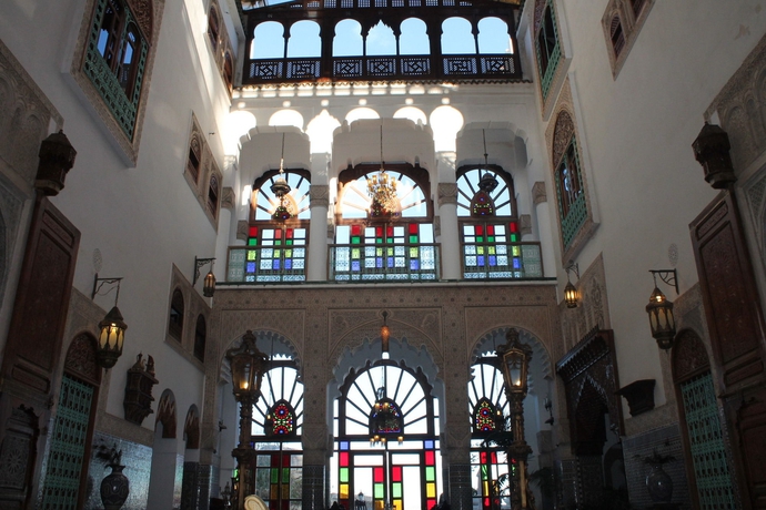 Imagen de los interiores del Riad Arabesque, Fez. Foto 7