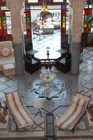 Imagen de los interiores del Riad Arabesque, Fez. Foto 10
