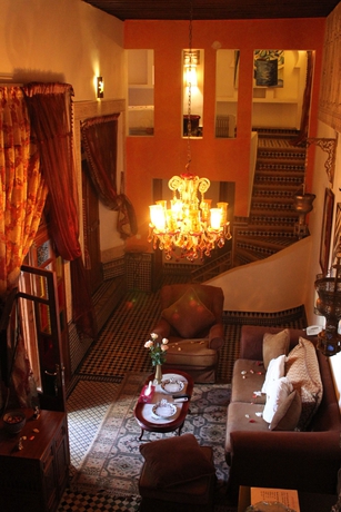 Imagen de los interiores del Riad Arabesque, Fez. Foto 11