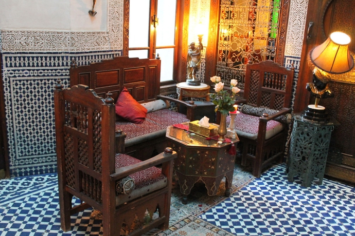 Imagen de los interiores del Riad Arabesque, Fez. Foto 13