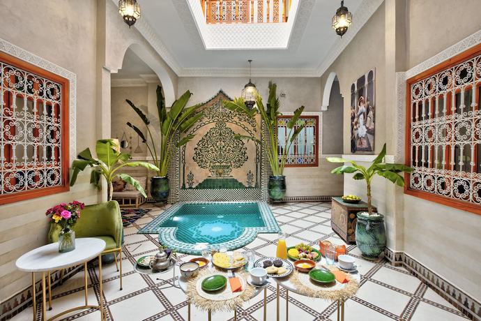 Imagen del bar/restaurante del Riad Arabkech. Foto 2