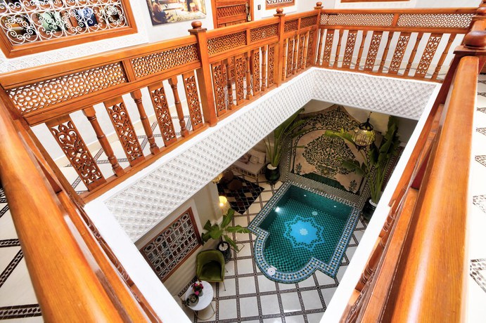 Imagen de la piscina del Riad Arabkech. Foto 19