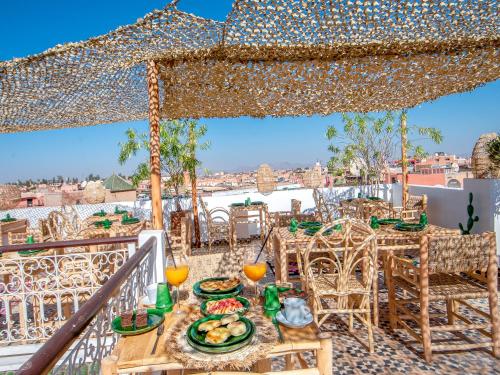 Imagen del bar/restaurante del Riad Art and Emotions Boutique Hotel and Spa. Foto 2