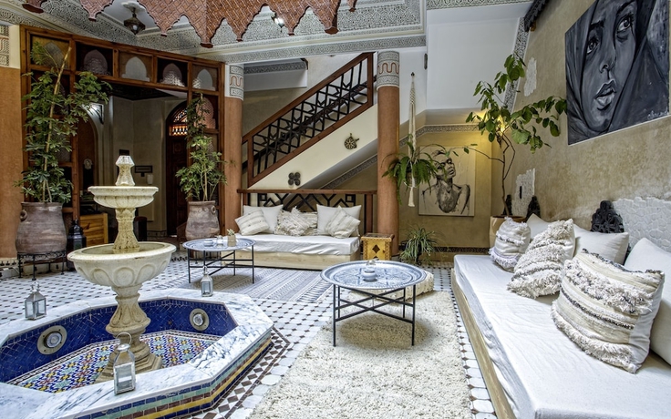 Imagen del bar/restaurante del Riad El Wiam. Foto 2