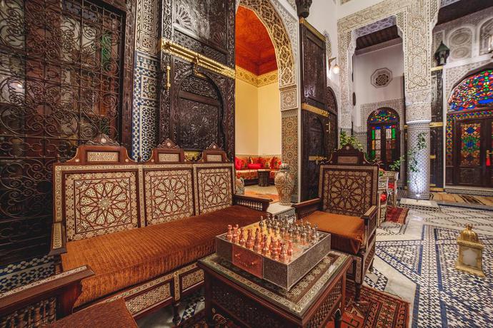 Imagen de los interiores del Riad Fes Maya. Foto 16