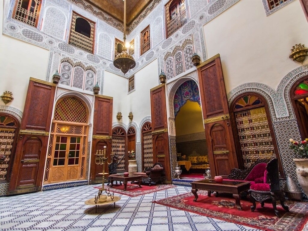 Imagen de los interiores del Riad Ibn Khaldoun, Fez. Foto 12