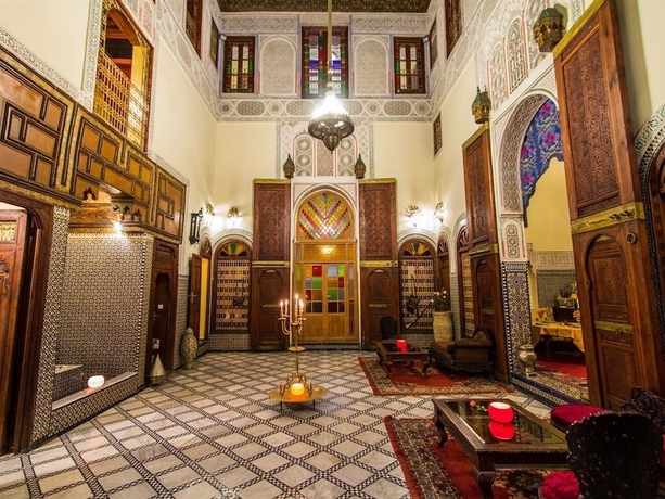 Imagen de los interiores del Riad Ibn Khaldoun, Fez. Foto 17