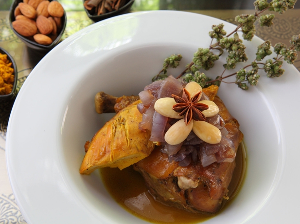 Imagen del bar/restaurante del Riad Le Monceau. Foto 10