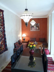 Imagen de los interiores del Riad L'orange Bleue. Foto 10