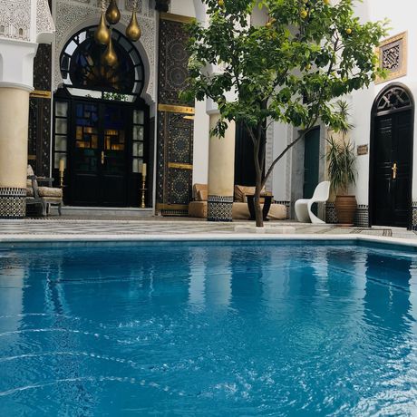 Imagen de la piscina del Riad Maison Bleue and Spa. Foto 9