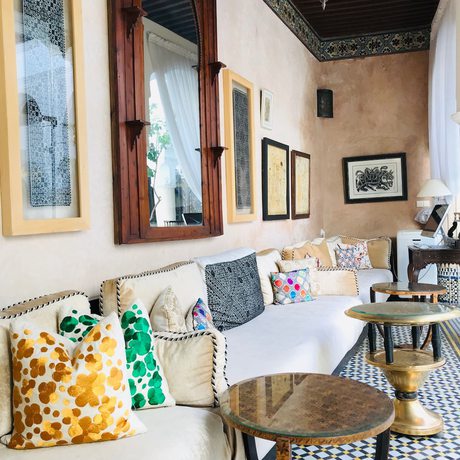 Imagen de los interiores del Riad Maison Bleue and Spa. Foto 8