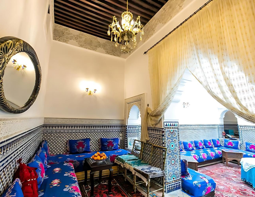 Imagen general del Riad Mouna, Fez. Foto 8