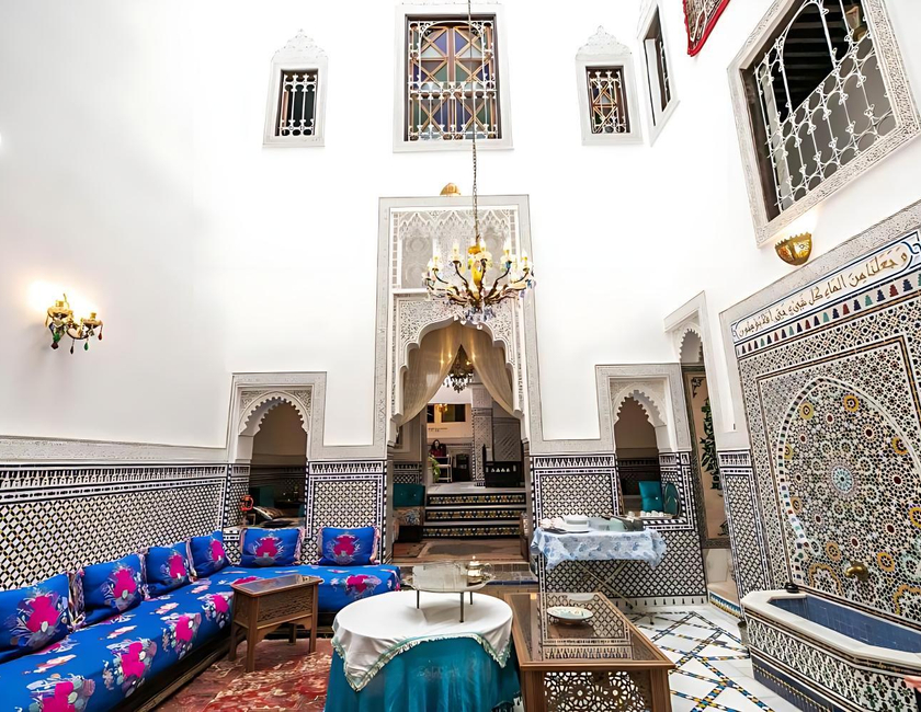 Imagen general del Riad Mouna, Fez. Foto 23